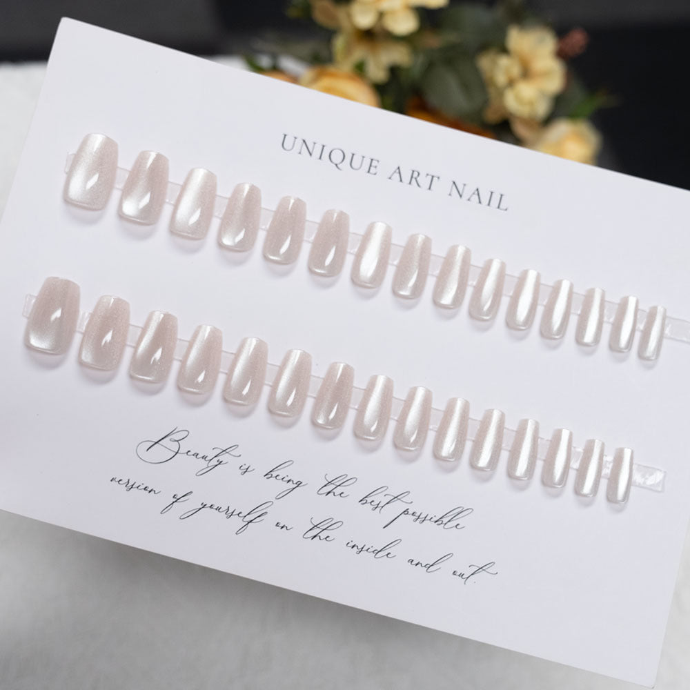 Glossy Acrylic Press-On Nail Set