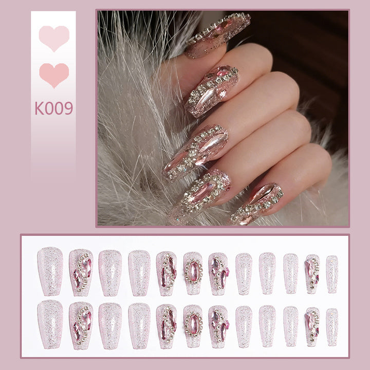 Glamorous nail art set with crystal decoration Kalsten