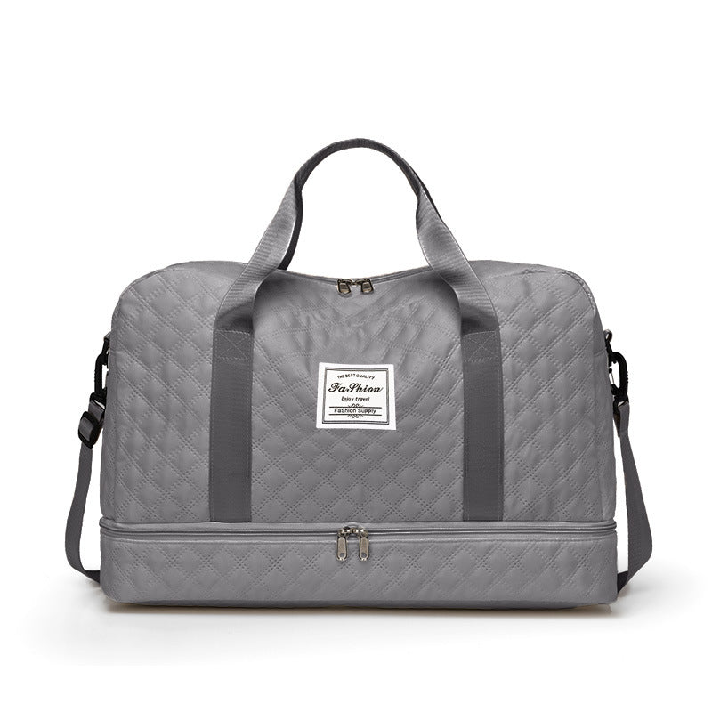 Quilted Travel Duffel Bag Kalsten