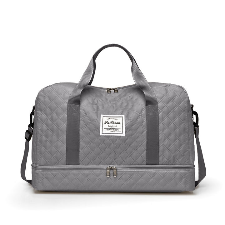 Quilted Travel Duffel Bag Kalsten