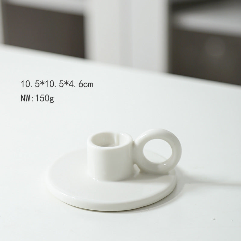 Modern Dual Chamber Ceramic Vase Kalsten