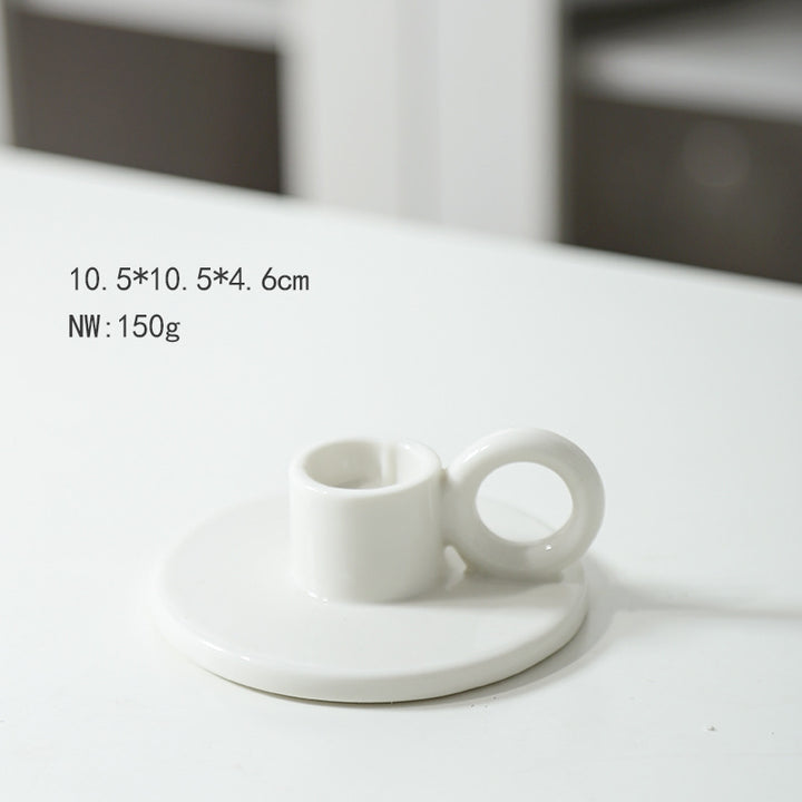 Modern Dual Chamber Ceramic Vase Kalsten