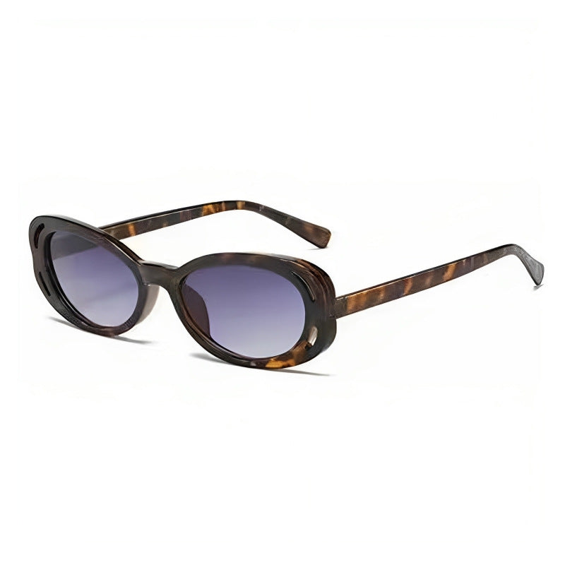 Ladies Cat-Eye Sunglasses with elegant, transparent frame and UV protection Kalsten