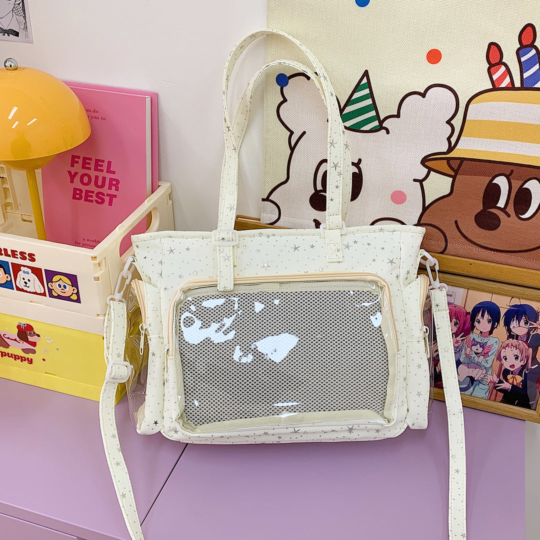 Cute Transparent Organizer Crossbody Bag Kalsten
