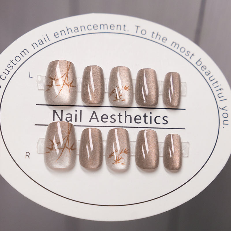 Artistic Press-On Nail Enhancements