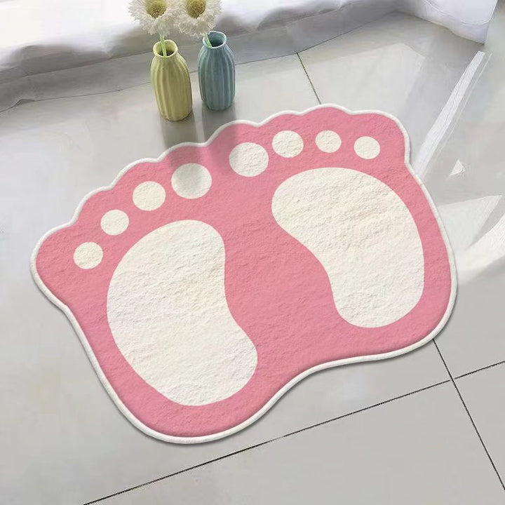 Footprint-Themed Decorative Area Mat Kalsten