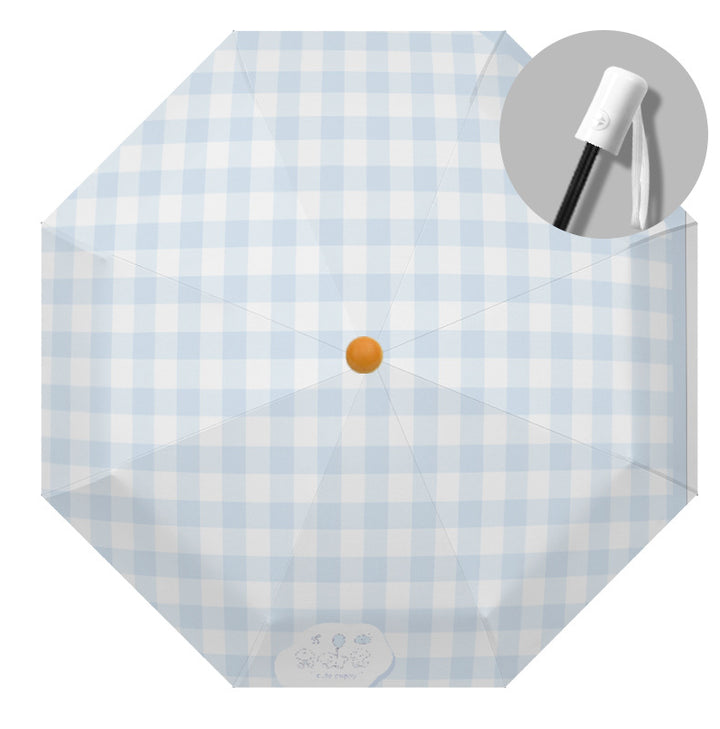 Ladies Automatic Folding Umbrella with Playful Dog Design Kalsten