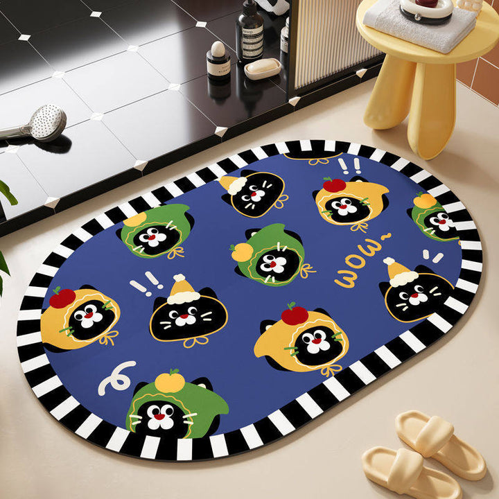 Decorative Bath Mat Kalsten