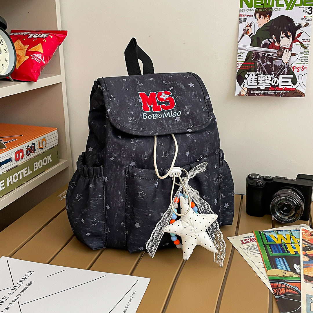 Stylish Star-Embellished Backpack Kalsten 1791205507