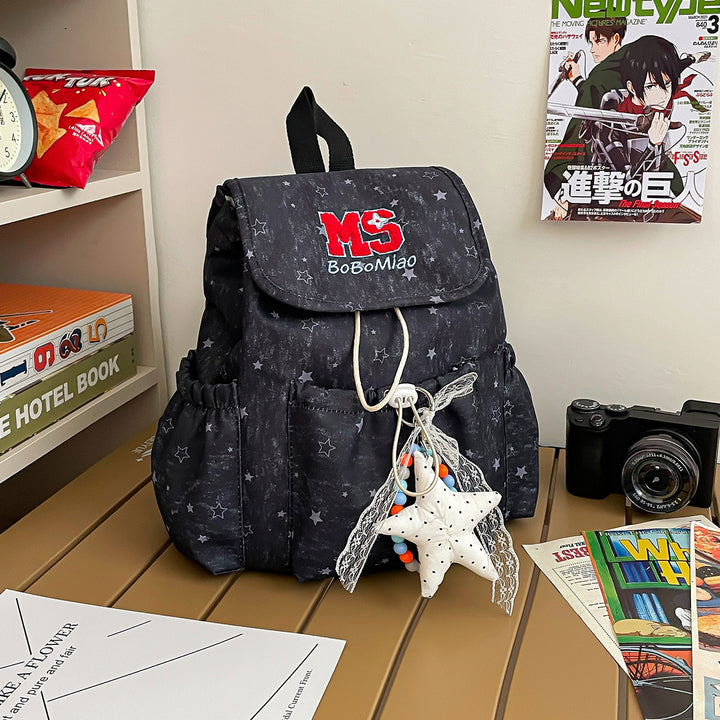 Stylish Star-Embellished Backpack Kalsten 1791205507