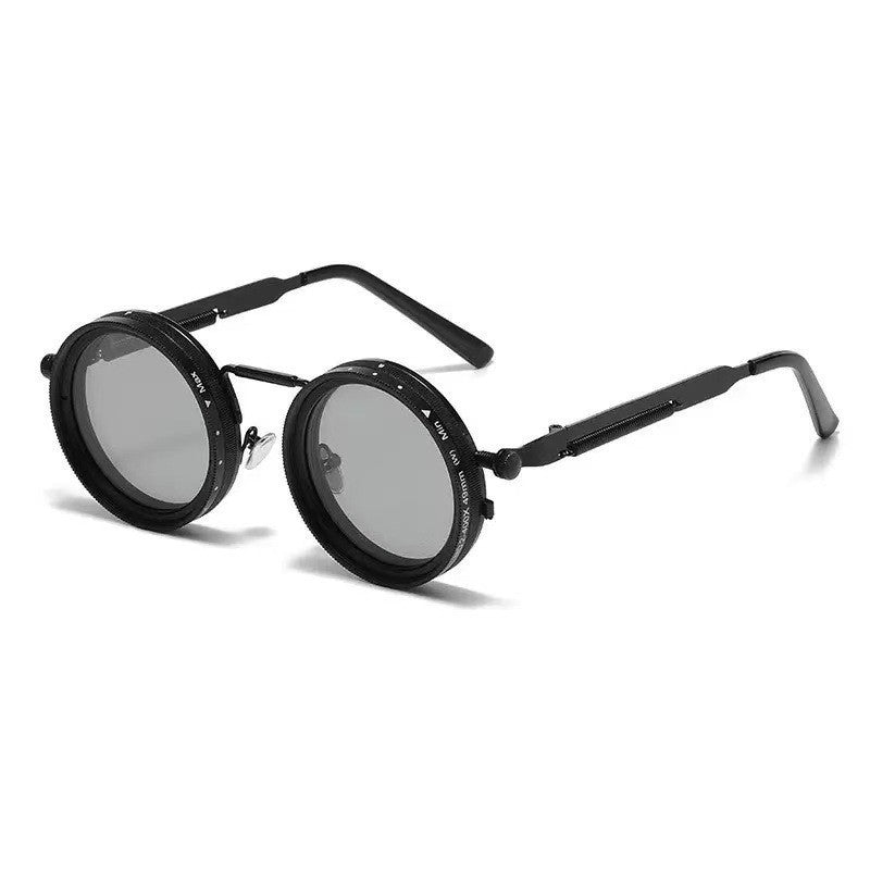 Ladies vintage inspired round sunglasses with unique frame Kalsten