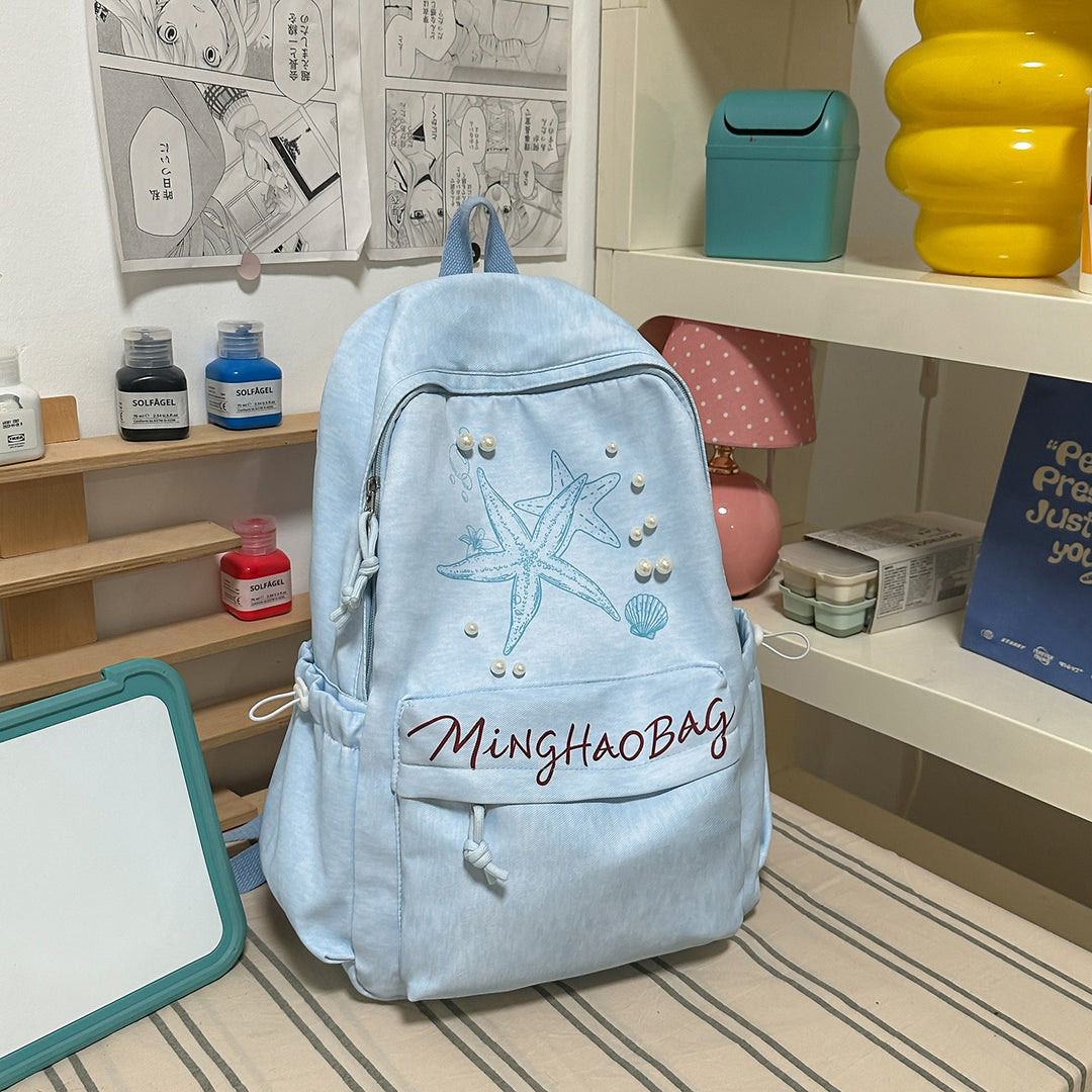 Decorative Beach-Themed Backpack Kalsten