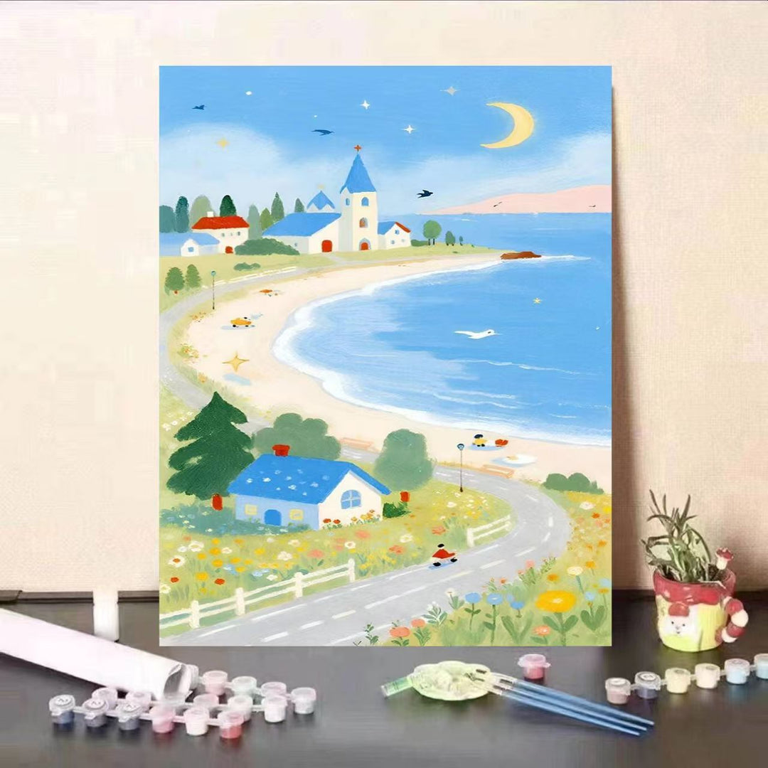 DIY Scenic Garden Paint by Numbers Kit Kalsten