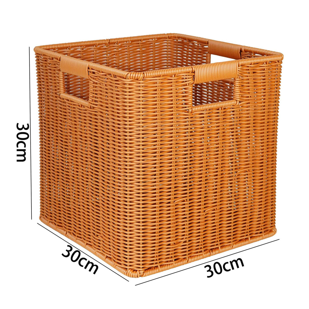Handcrafted Natural Wicker Storage Basket Kalsten