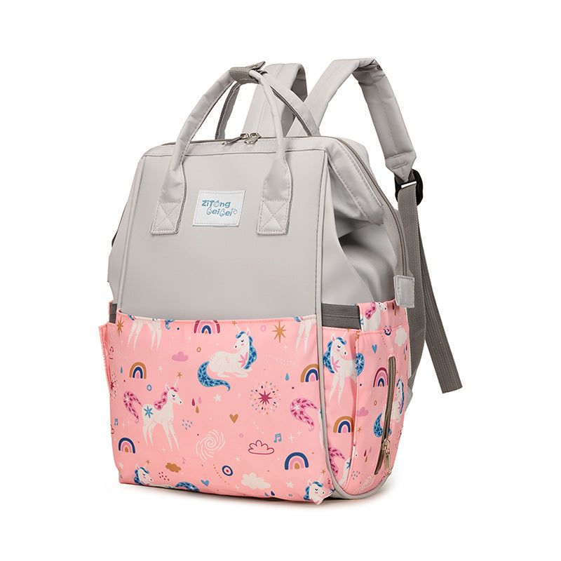 Eclectic Unicorn Design Diaper Backpack Kalsten