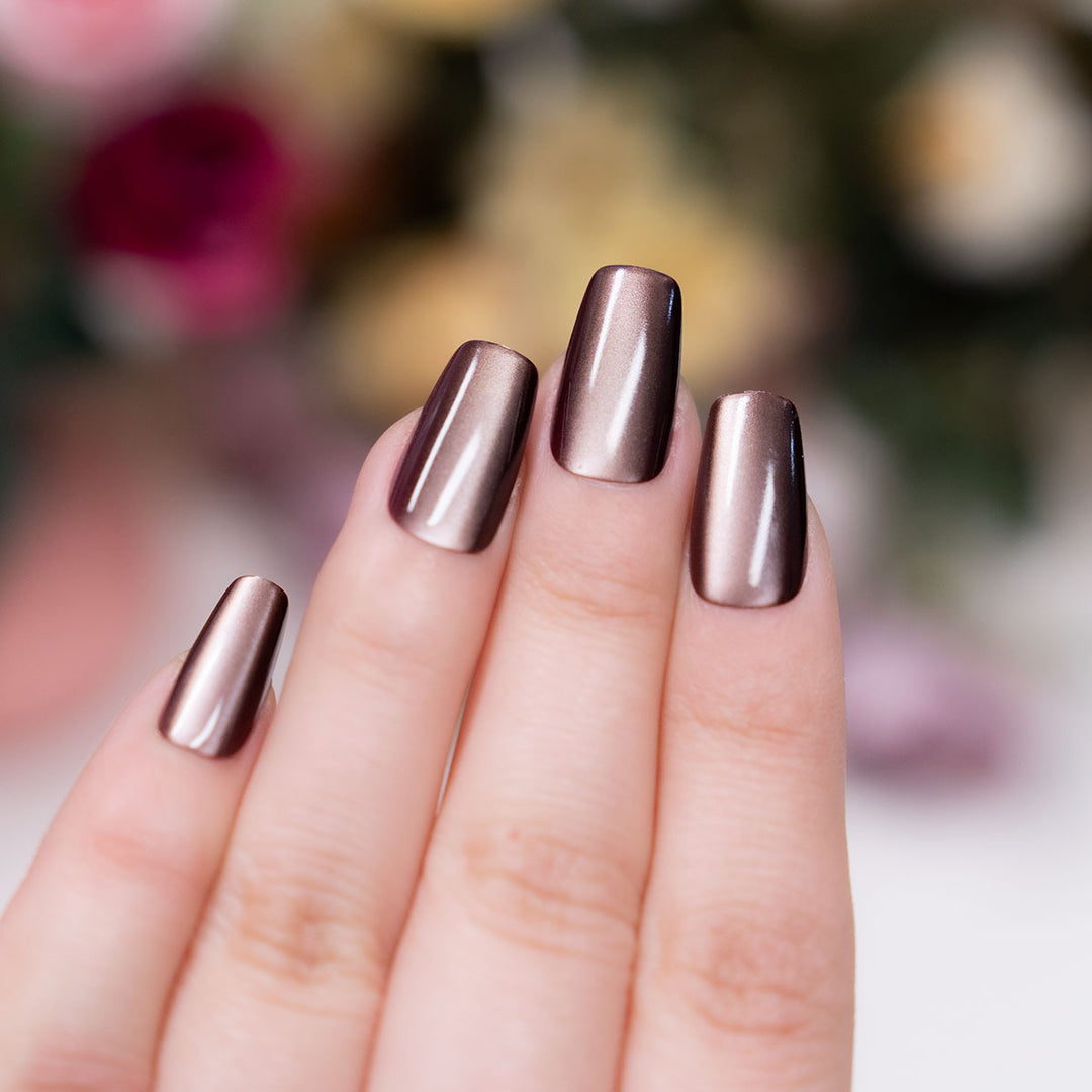 Glossy Press-On Nail Art  1791110921