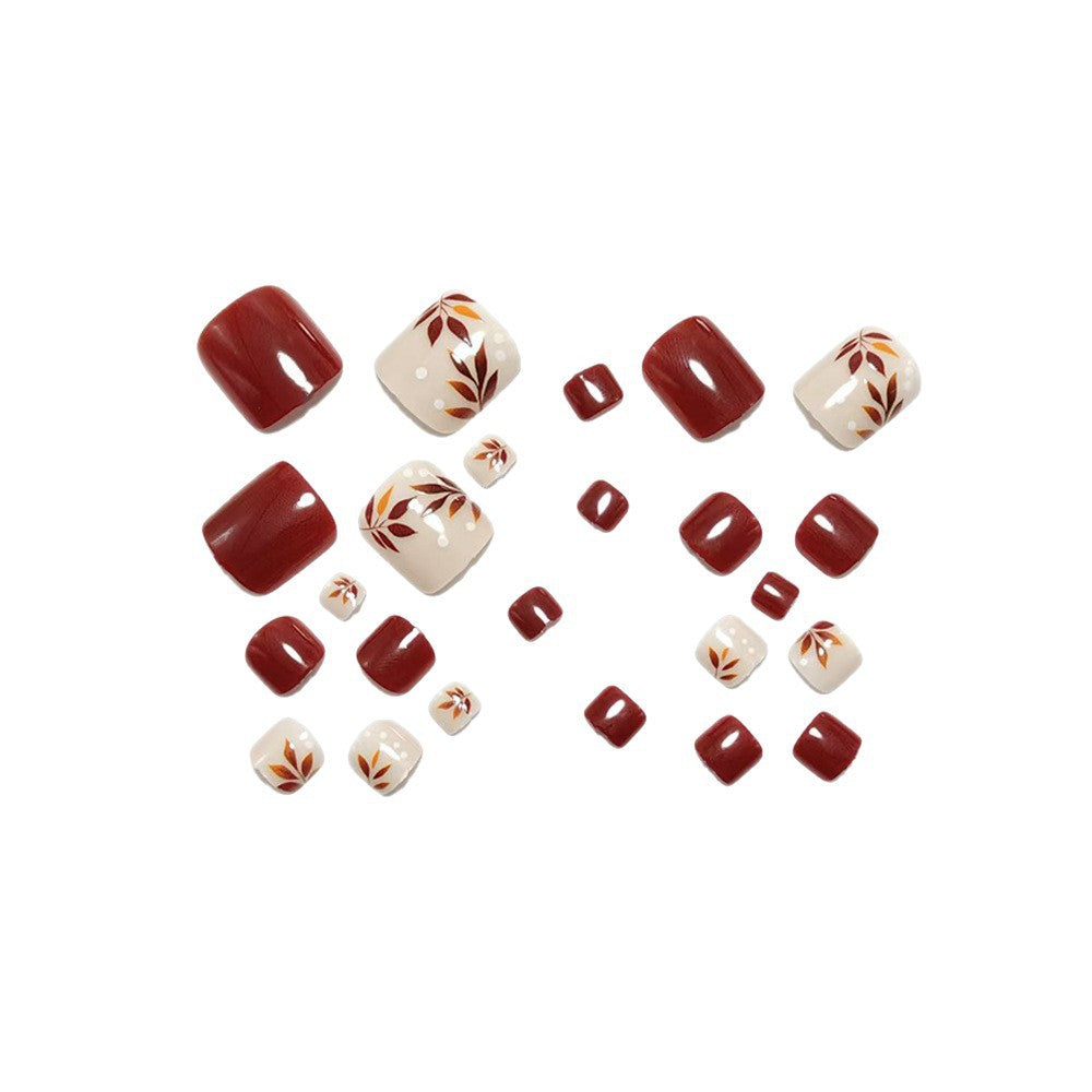 Artificial nails with elegant autumn motifs Kalsten