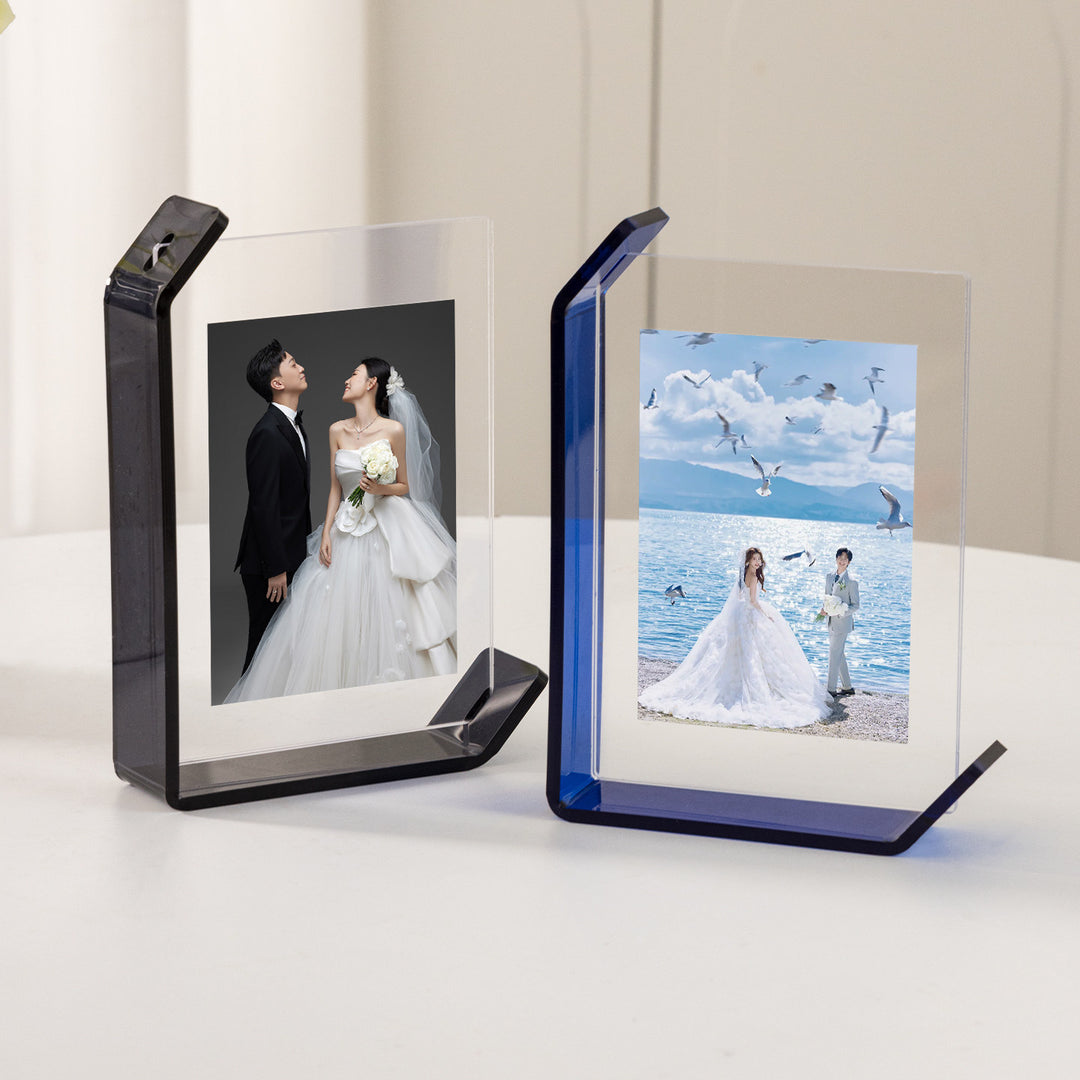 Artistic Acrylic Photo Display Frame for Home