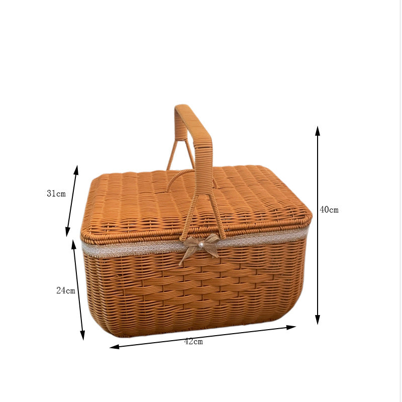 Natural Woven Market Basket Kalsten