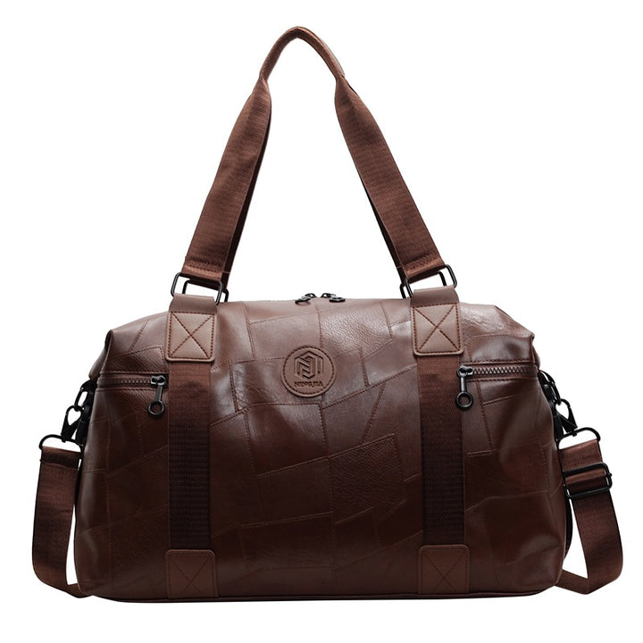 Premium Leather Sports Duffel Bag