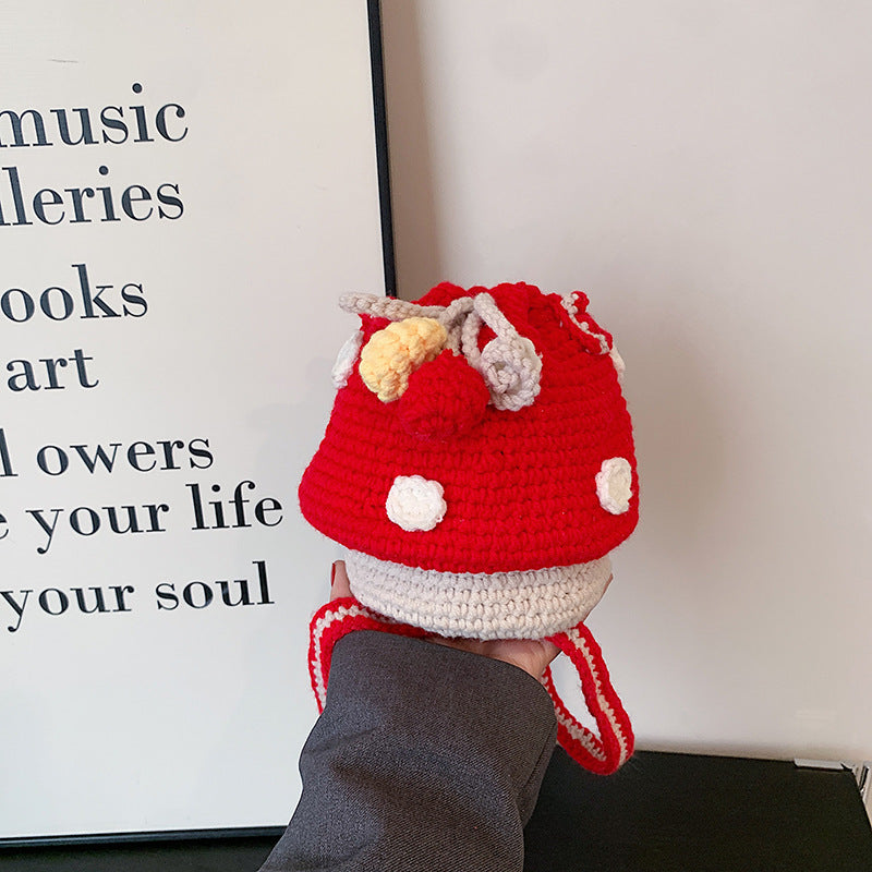 Adorable Fun Mushroom Crochet Backpack