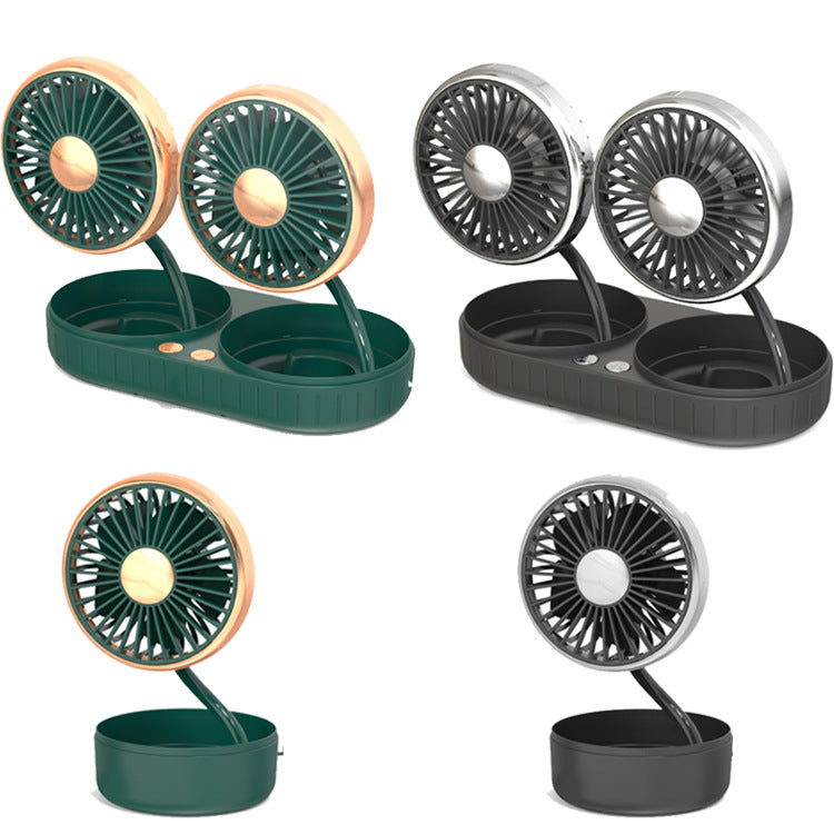 Portable Dual-Head Car Cooling Fan Kalsten
