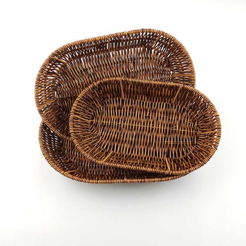 Elegant Woven Serving Basket Set Kalsten