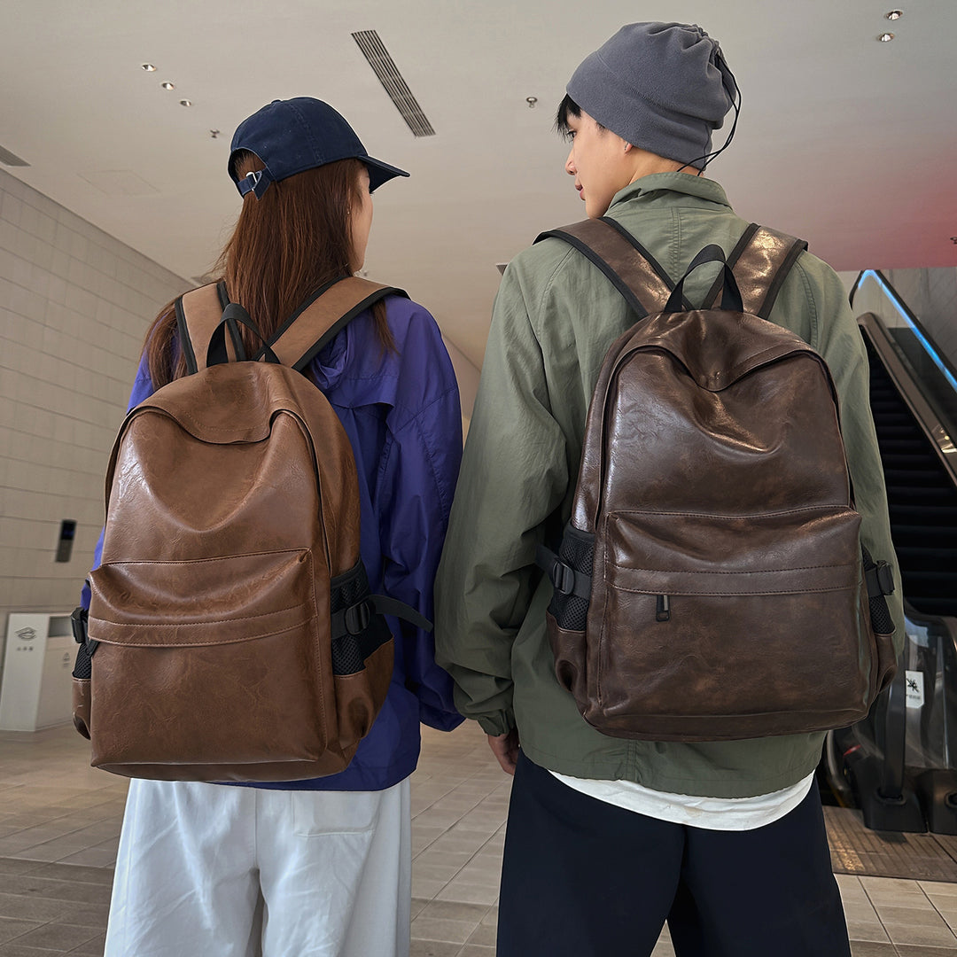 Stylish Faux Leather Backpack Kalsten