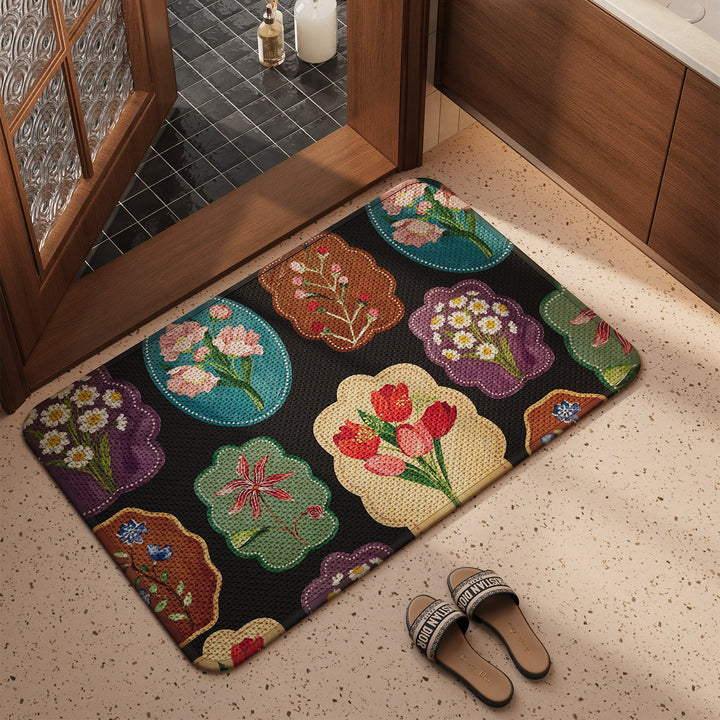 Artistic Decorative Door Mat for Home Entryway