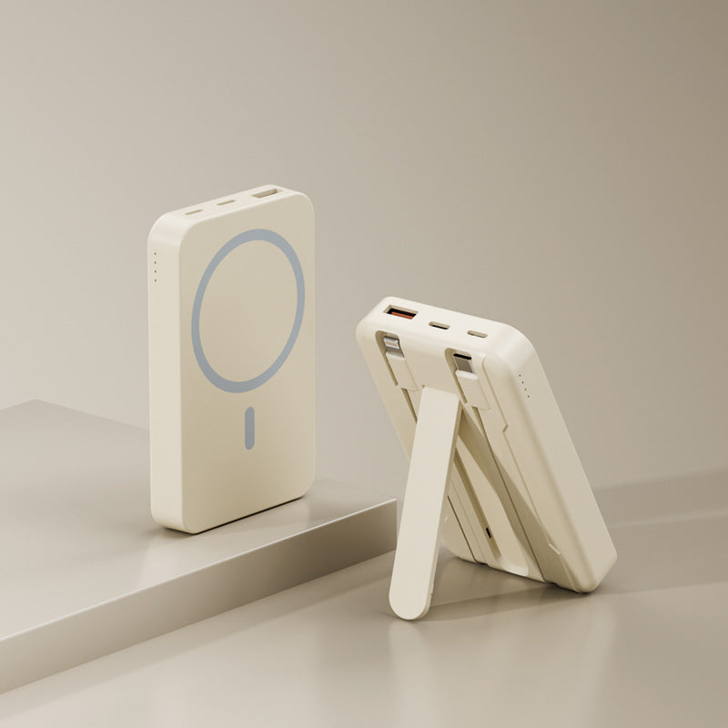 Wireless Powerbank with Integrated Stand and Intelligent Charging Indicator Kalsten