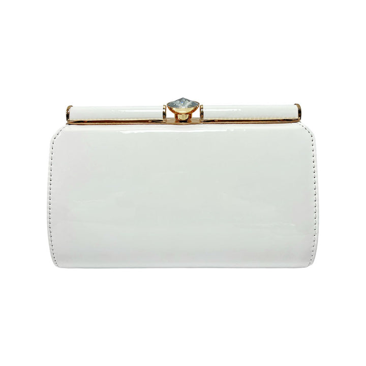 Elegant Patent Leather Evening Clutch