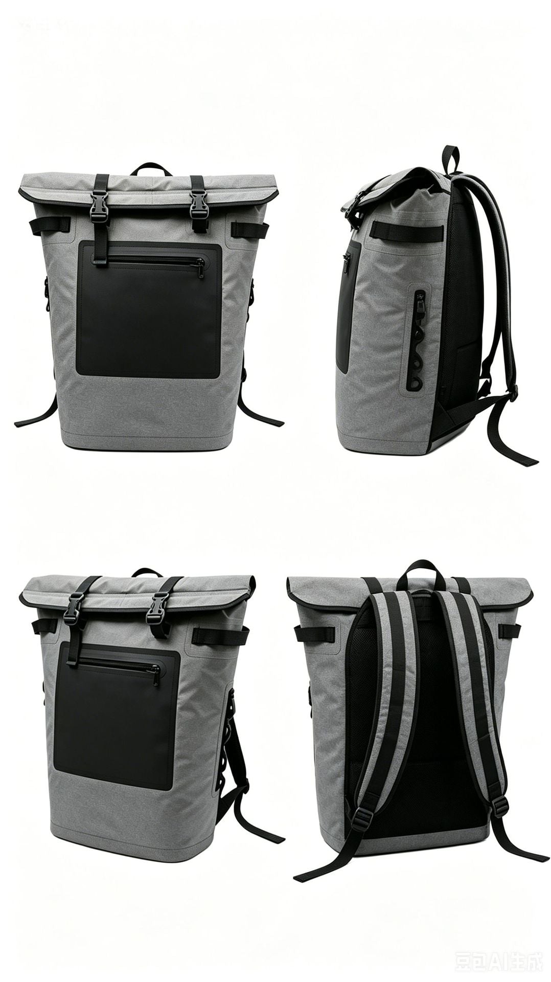 Waterproof Roll-Top Backpack Kalsten