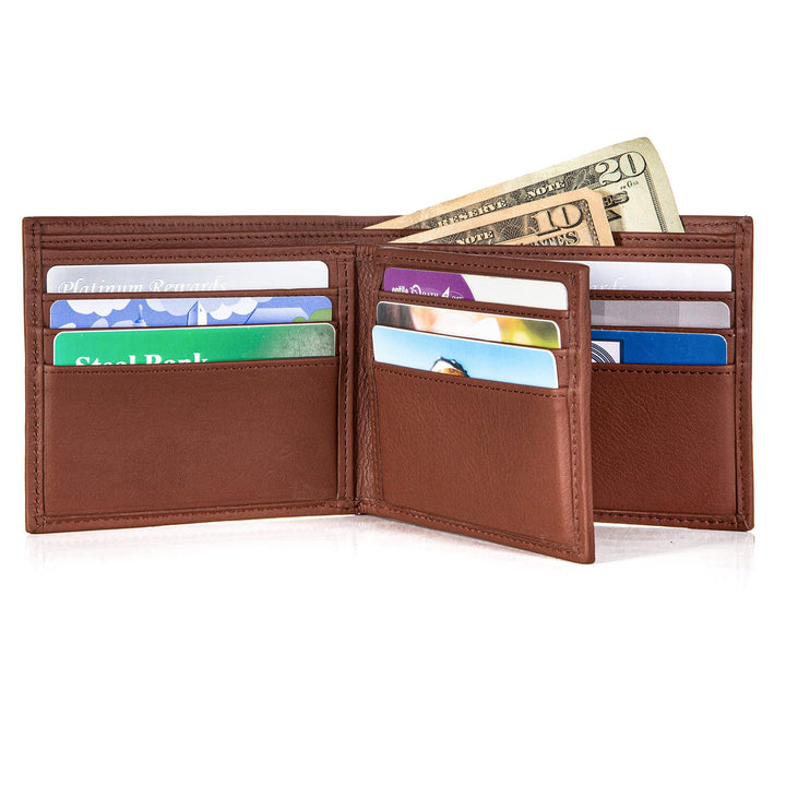 Classic Leather Billfold Wallet Kalsten