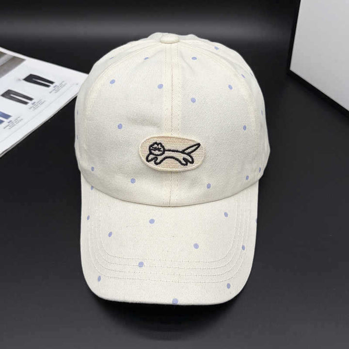 Women's Polka Dot Embroidered Baseball Cap Kalsten