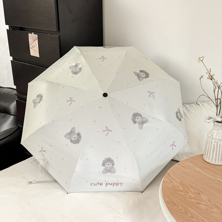Women's Foldable Umbrella with Cute Animal Design Kalsten