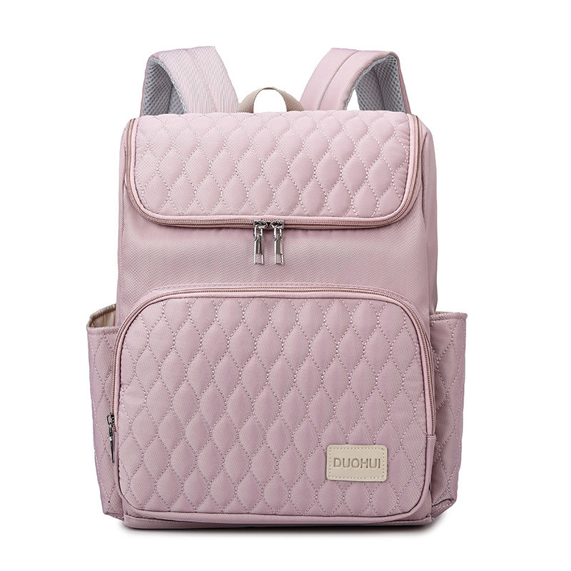 Quilted Multi-Pocket Backpack Kalsten