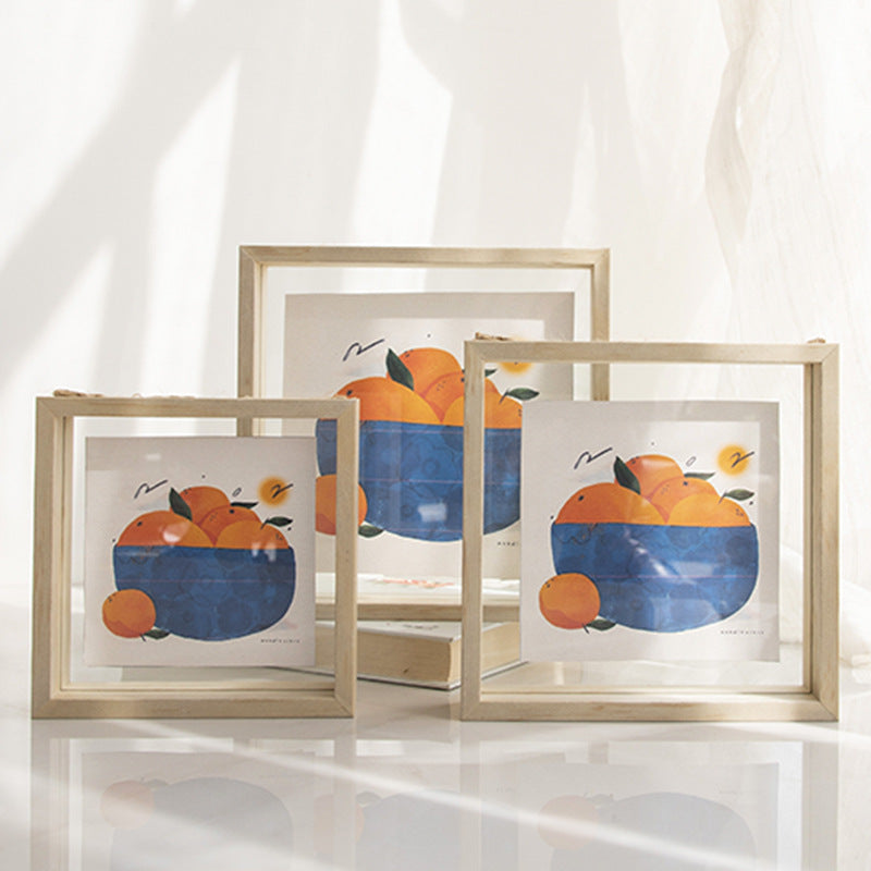 Artistic Glass Display Frame for Home Decor