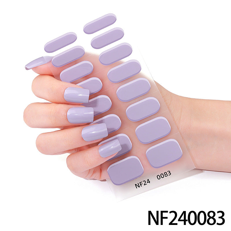 Glossy Finish Gel Nail Wraps