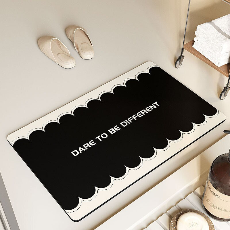 Piano Keys Design Bath Mat Kalsten