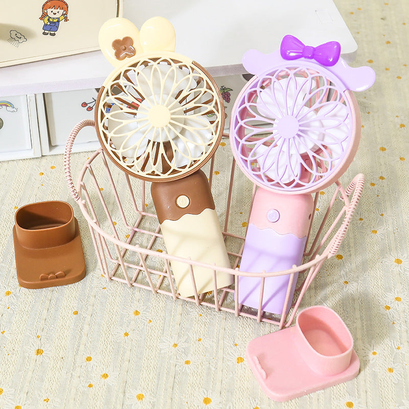 Women's Compact Hand Fan with Stepless Speed Kalsten