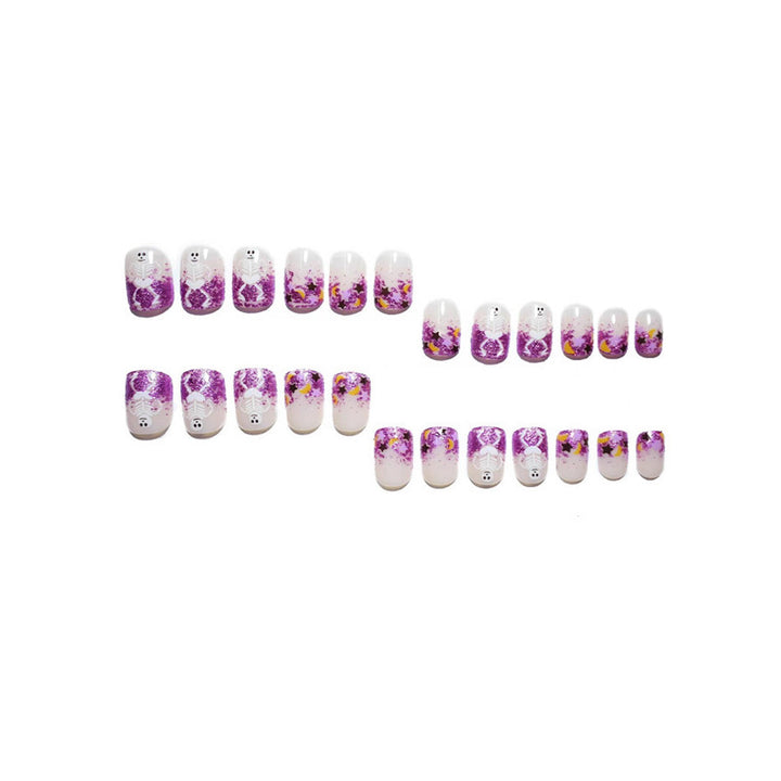 Creative Halloween-Inspired Press-On Nail Art Kalsten