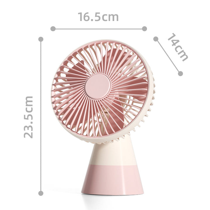 Women Portable Table Fan with Flexible Tilt and Powerful Battery Kalsten
