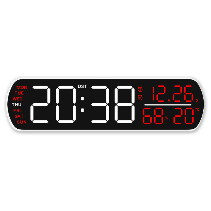 Digital wall clock with temperature and hygrometer display Kalsten
