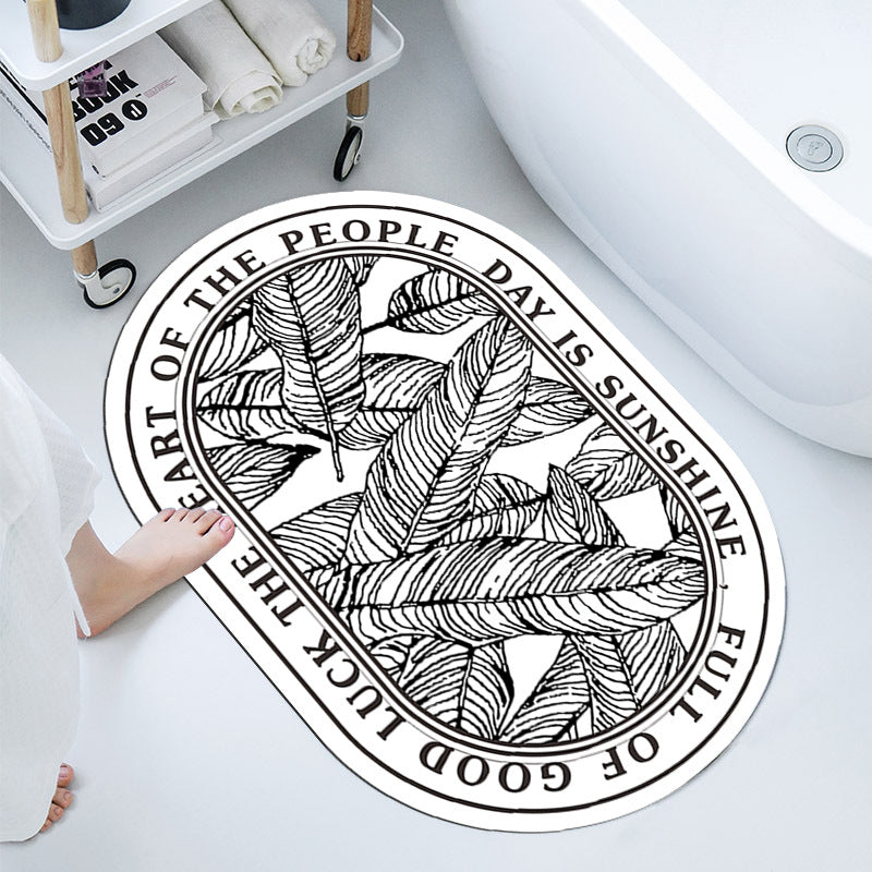 Elegant Decorative Bathroom Mat