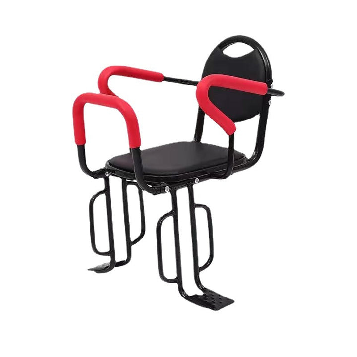 toddler safety bike seat with adjustable five-point harness padded armrests and footrests Kalsten