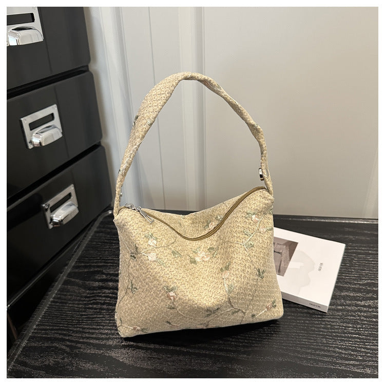 Floral Embroidered Handbag