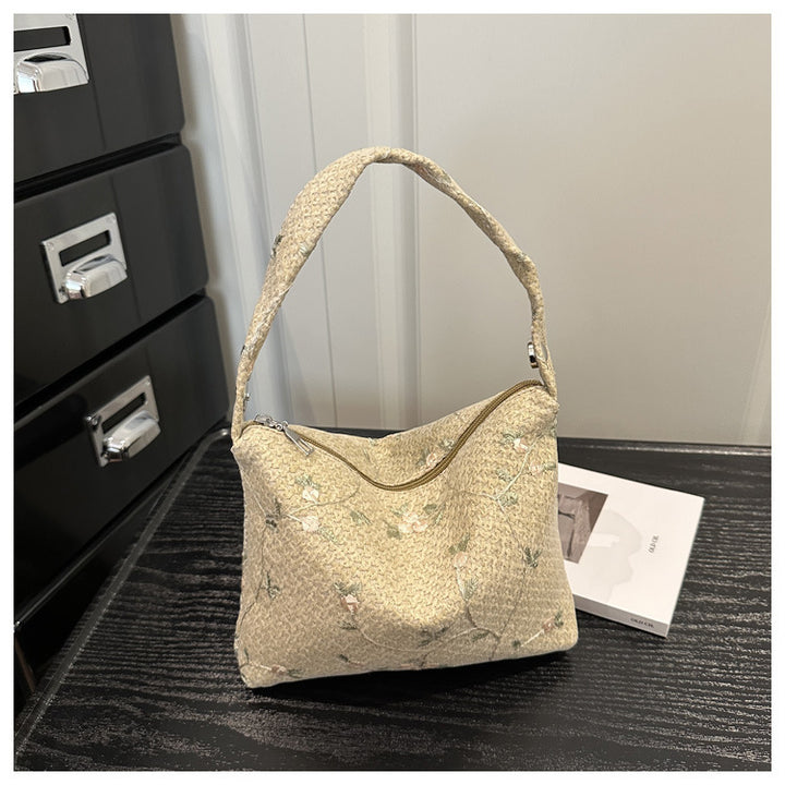 Floral Embroidered Handbag
