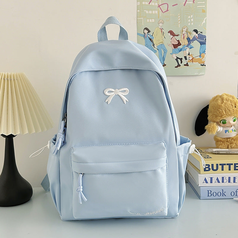 Chic Bow-Accent Backpack Kalsten