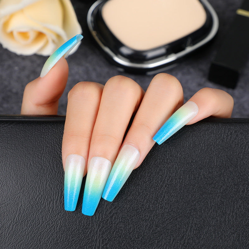 Glamorous artificial nails with gradient Kalsten