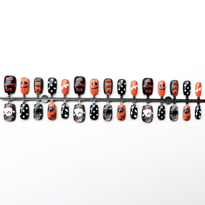 Themed Halloween Press-On Nail Art Set